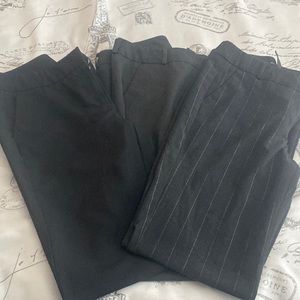 New York and Company Women size 2 tall pants bundle of 3.